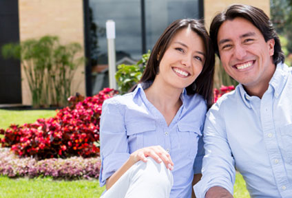 people smiling and happy