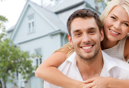 people smiling and happy